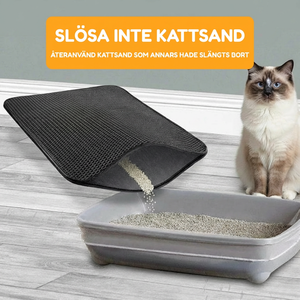 CleanStep – Mattan som håller golvet fritt från kattsand